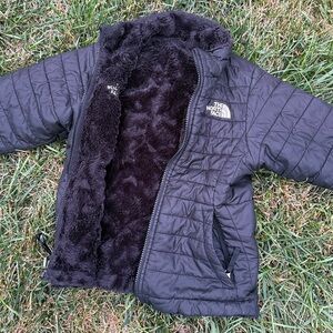 The North Face Black Fleece-Lined Reversible Jacket